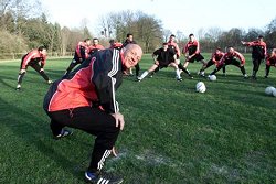 Erstes Training mit Thomas Freudenstein Erstes Training mit Thomas Freudenstein